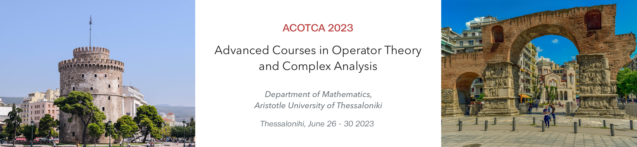 Advanced Courses in Operator Theory and Complex Analysis